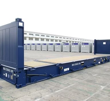 Conteneur chantier 40 pieds Flat Rack